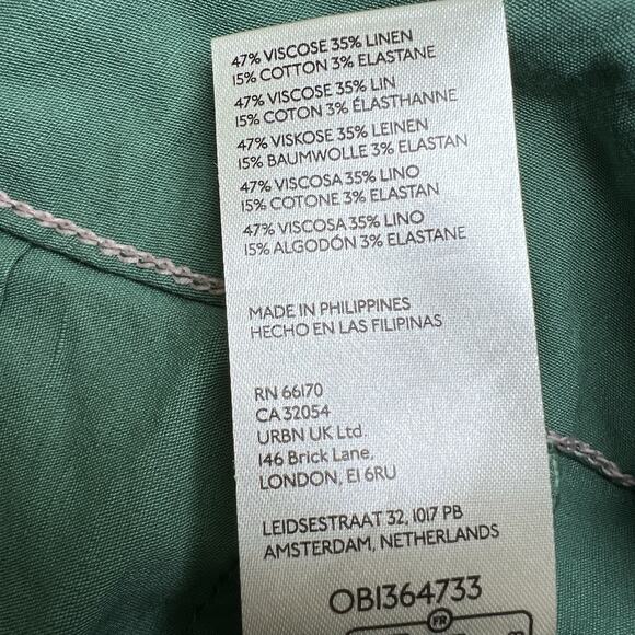 Maeve By Anthropologie The Colette Wide Leg Pants Size 33P - Picture 8 of 8